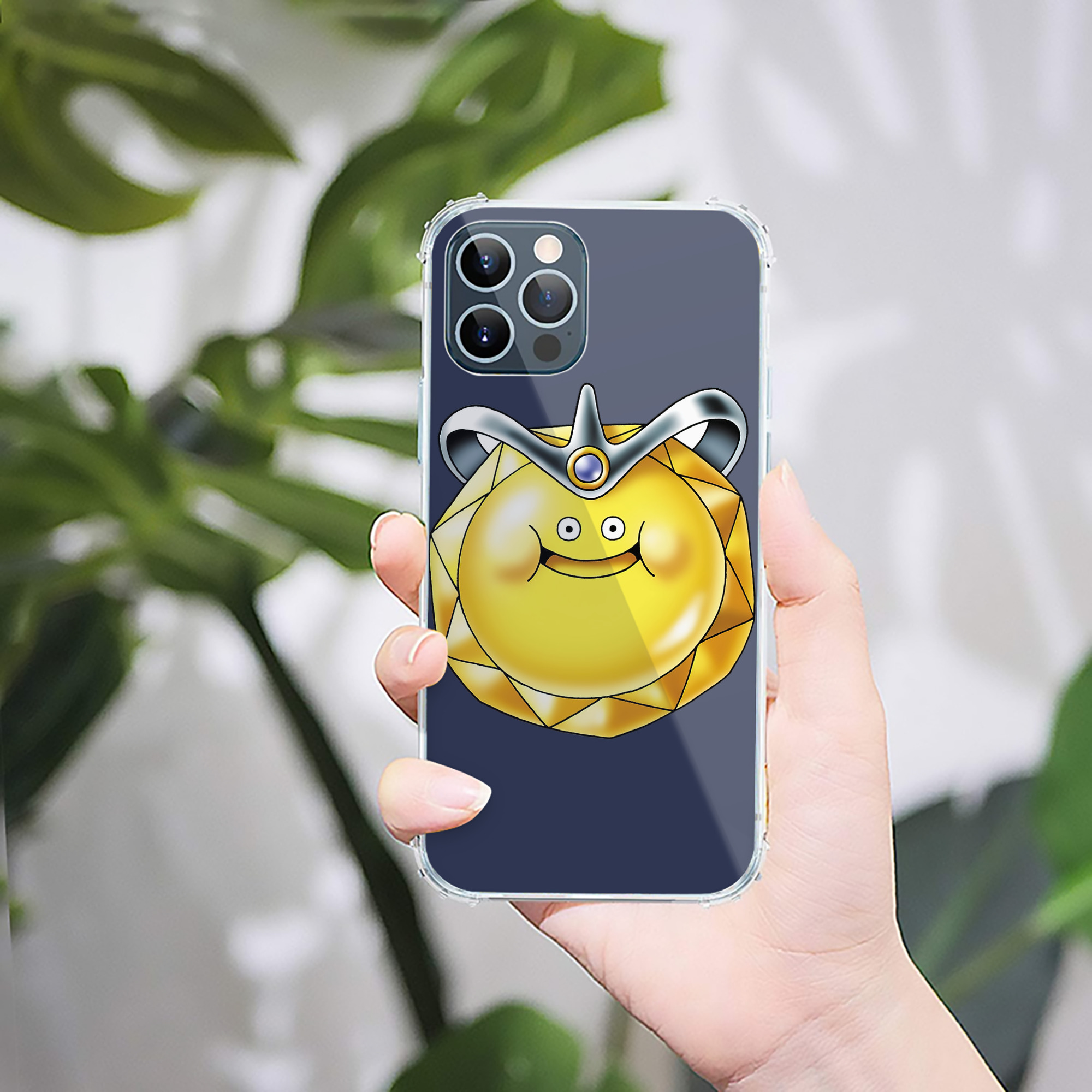 （画像用） ドラゴンクエスト Doragon Kuesuto Dragon Quest 【iPhone 12シリーズ対応】透明スマホケース（クリアソフトケース）